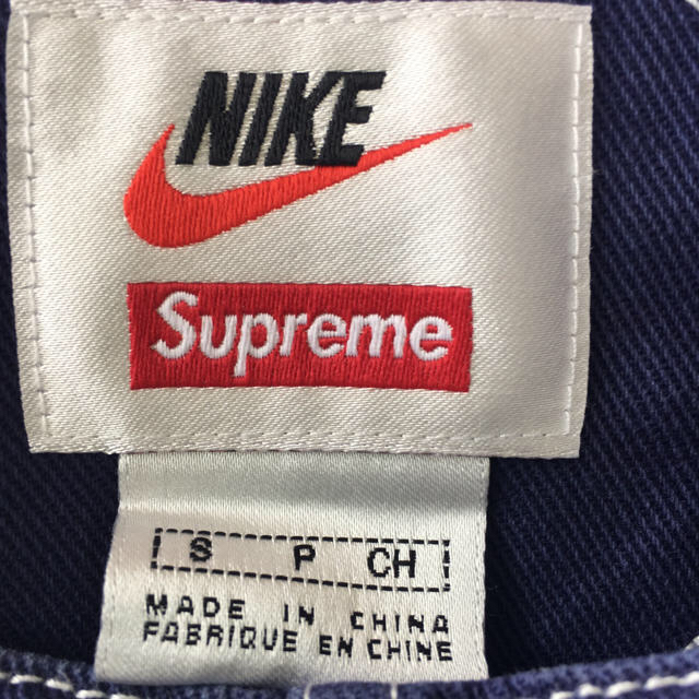 supreme シュプリーム オーバーオール ナイキ NIKE S ネイビー supreme シュプリーム オーバーオール ナイキ NIKE S ネイビー
