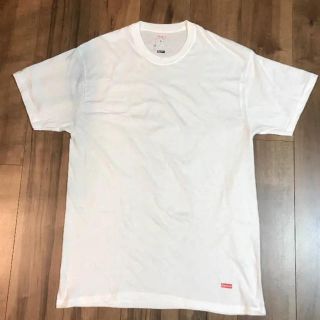 シュプリーム(Supreme)の【新品】SUPREME Hanes T White M(Tシャツ/カットソー(半袖/袖なし))