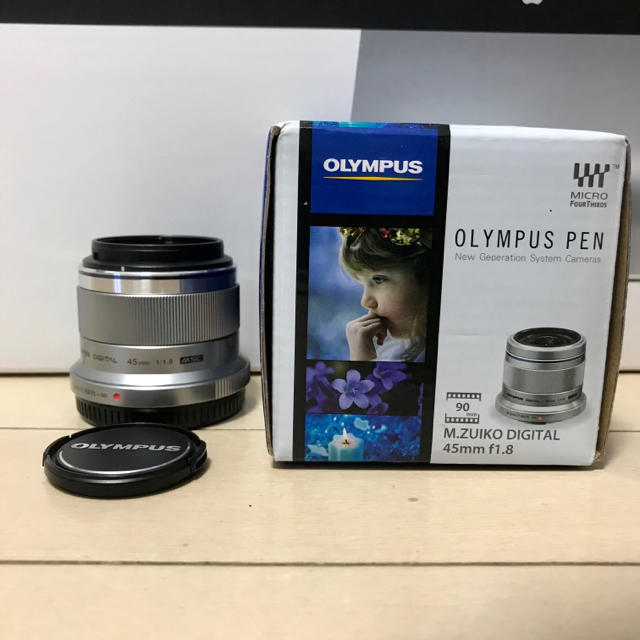 OLYMPUS(オリンパス)のolympus m.zuiko 45mm f1.8 スマホ/家電/カメラのカメラ(レンズ(単焦点))の商品写真