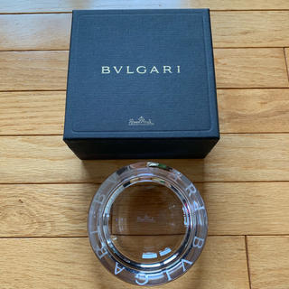 ブルガリ(BVLGARI)の未使用☆ブルガリ   灰皿  ☆ガラス  小物入れ(灰皿)