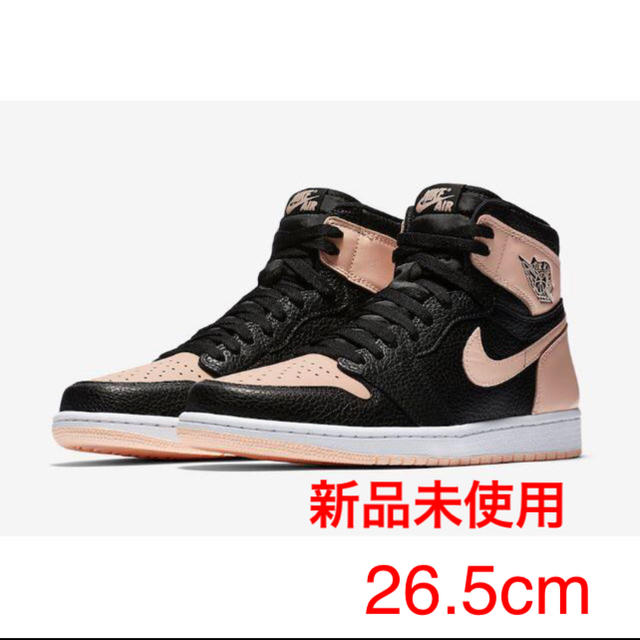 NIKE(ナイキ)のナイキ エア ジョーダン 1 retro high og ピンク ブラック メンズの靴/シューズ(スニーカー)の商品写真