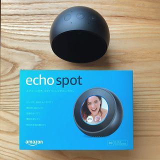 エコー(ECHO)のAmazon echo spot ブラック(スピーカー)