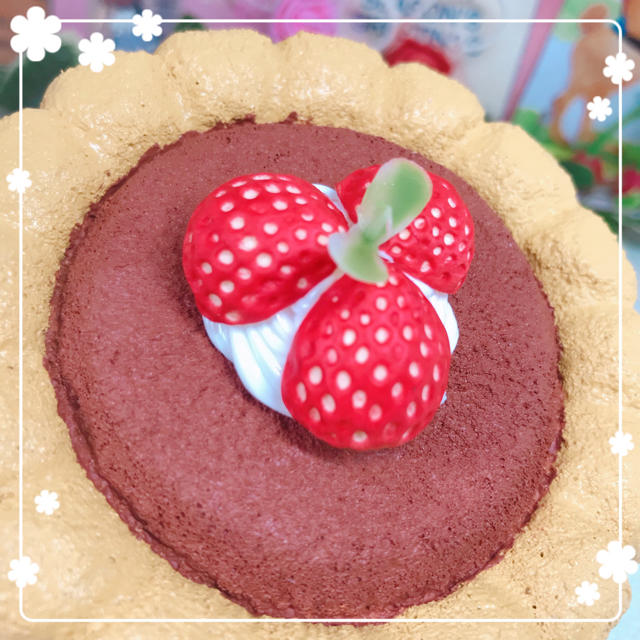 手作りスクイーズ ビスキュイチョコケーキ ハンドメイドのハンドメイド その他(その他)の商品写真