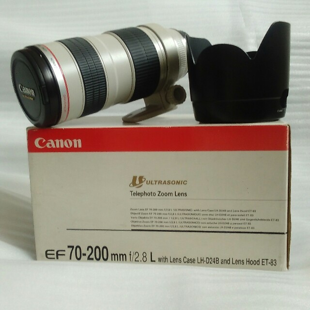Canon(キヤノン)のCanon EF70-200mm f2.8 L 美品 スマホ/家電/カメラのカメラ(レンズ(ズーム))の商品写真