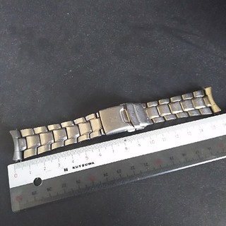 ルミノックス(Luminox)の腕時計バンド　ルミノックス　22mm チタンチタニウム　ジャンク　メタルベルト(金属ベルト)
