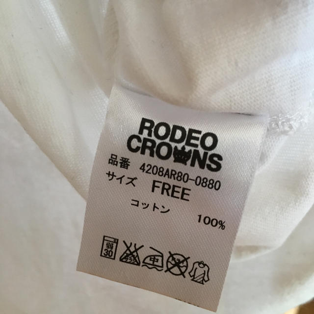 RODEO CROWNS(ロデオクラウンズ)のRODEO CLOWNS 七分丈Tシャツ レディースのトップス(Tシャツ(長袖/七分))の商品写真