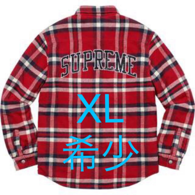 【★SALE★】Supreme Quilted Arc Logo flannel