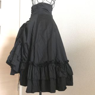 ヴィクトリアンメイデン(Victorian maiden)のnahoo様専用 Victorian maiden 後ろ編み上げバッスルスカート(ひざ丈スカート)