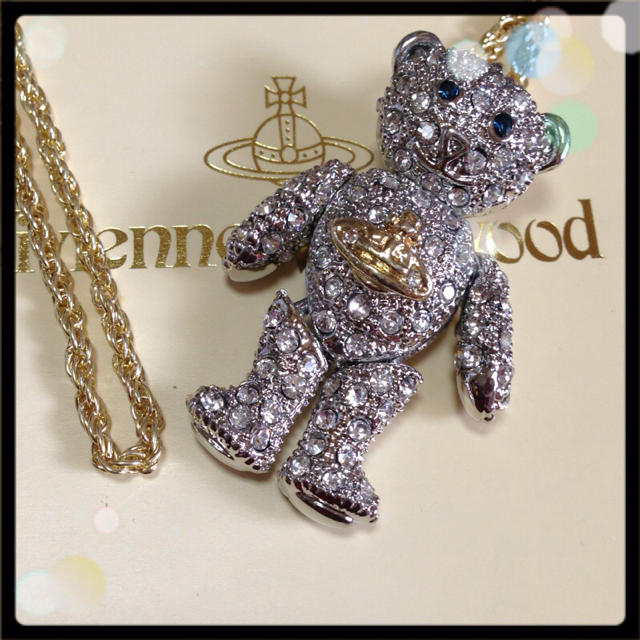 vivienne westwood テディベアネックレス