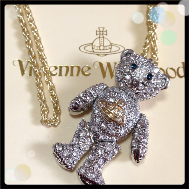 vivienne westwood テディベアネックレス