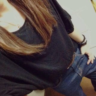 マウジー(moussy)のmoussyシンプルドルマンカットソー(カットソー(半袖/袖なし))