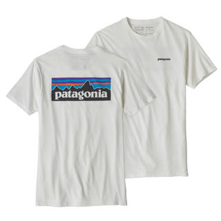 パタゴニア(patagonia)の週末限定値引きPatagonia  P-6ロゴオーガニックTシャツ ホワイトS(Tシャツ/カットソー(半袖/袖なし))