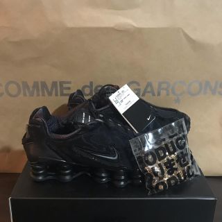 コムデギャルソン(COMME des GARCONS)の最終値下げ コム デ ギャルソン×NIKE SHOX 伊勢丹購入 黒(スニーカー)