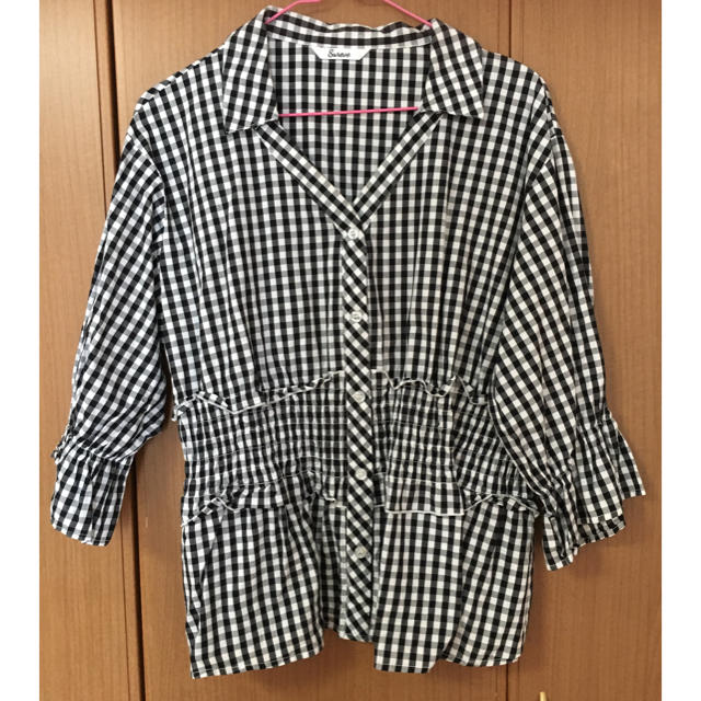 ことこと様専用ギンガムチェック♡シャツ(大きいサイズ) レディースのトップス(シャツ/ブラウス(長袖/七分))の商品写真