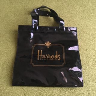 ハロッズ(Harrods)の【最終値下げ！！】HARRODS ハンドバッグ 黒(ハンドバッグ)