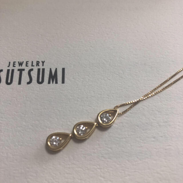 有名な高級ブランド 極美品！定価14万円 - TSUTSUMI JEWELRY  0.5カラットダイヤモンドネックレス k18 ネックレス