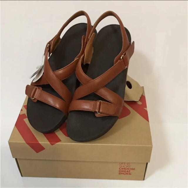 フィットフロップ Fitflop サンダル 本革 レディース