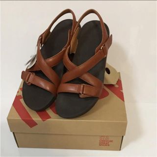 フィットフロップ(fitflop)のフィットフロップ Fitflop サンダル 本革 レディース(サンダル)