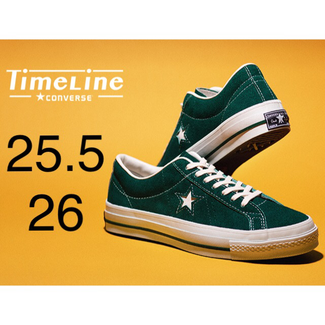 メンズCONVERSE ONESTAR J VTG TIMELINE 25.5 26