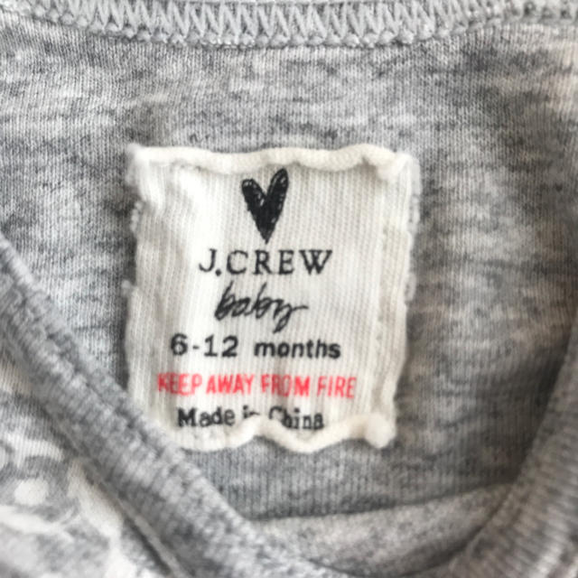 J.Crew(ジェイクルー)のjcrew baby  キッズ/ベビー/マタニティのベビー服(~85cm)(ロンパース)の商品写真