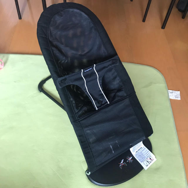 BABYBJORN(ベビービョルン)のベビービョルン バウンサー メッシュ ブラック キッズ/ベビー/マタニティの寝具/家具(ベビーベッド)の商品写真