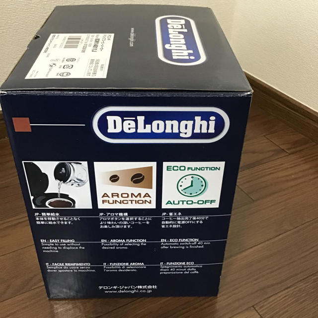 DeLonghi(デロンギ)の【新品】デロンギ ドリップコーヒーメーカー ICM14011J スマホ/家電/カメラの調理家電(コーヒーメーカー)の商品写真