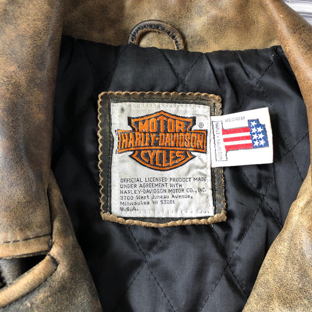 Harley Davidson(ハーレーダビッドソン)のハーレーダビッドソン  革ジャン メンズのジャケット/アウター(ライダースジャケット)の商品写真