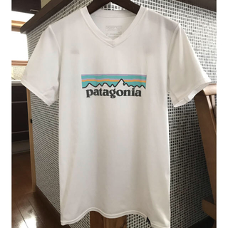 パタゴニア(patagonia)のパタゴニア ❤︎ 白 Tシャツ レディース (Tシャツ(半袖/袖なし))