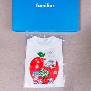 ファミリア(familiar)の新品 未使用 ファミリアTシャツ① りんご柄(Tシャツ/カットソー)