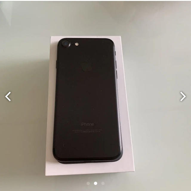 【simフリー】au iPhone7 black 128GB 【〇判定】