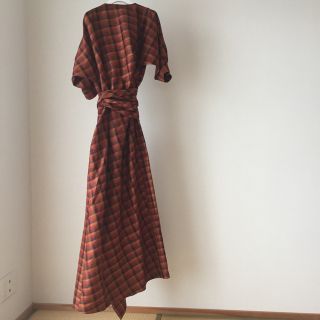 はと様専用 pelleq - back wrap dress(ロングワンピース/マキシワンピース)