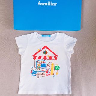 ファミリア(familiar)の極美品 ファミリア Tシャツ⑤ お洋服屋さんでショッピング柄(Tシャツ/カットソー)