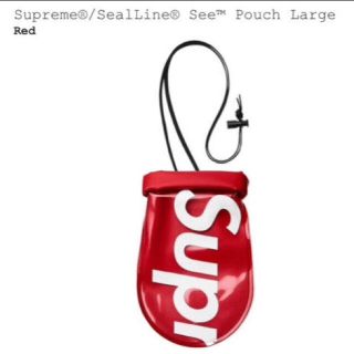 シュプリーム(Supreme)のLサイズ Supreme SealLine See Pouch red(ショルダーバッグ)