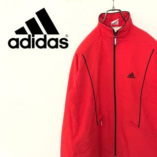 adidas - 【90s】アディダス ナイロンジャケット トラックジャケット 古着 ビンテージの通販｜ラクマ