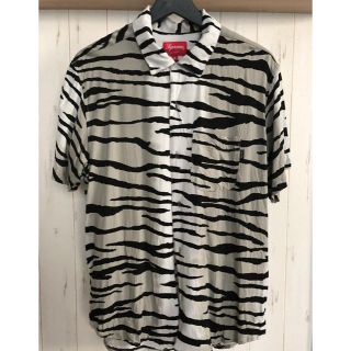 シュプリーム(Supreme)のsupreme tiger stripe rayon shirts M size(シャツ)