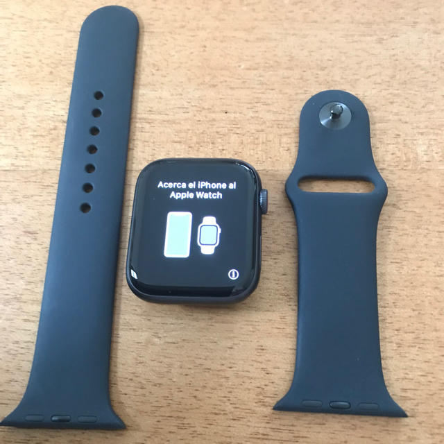 Apple Watch(アップルウォッチ)の美品AppleWatchSeries4 GPS+セルラー グレイブラック44mm スマホ/家電/カメラのスマホアクセサリー(その他)の商品写真