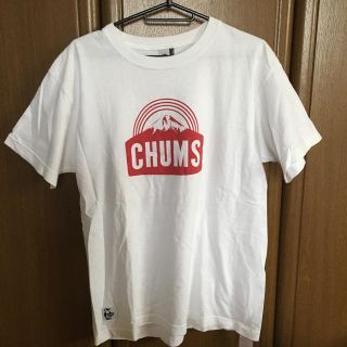 チャムス(CHUMS)のCHUMS Tシャツ Lサイズ ホワイトカラー(Tシャツ/カットソー(半袖/袖なし))