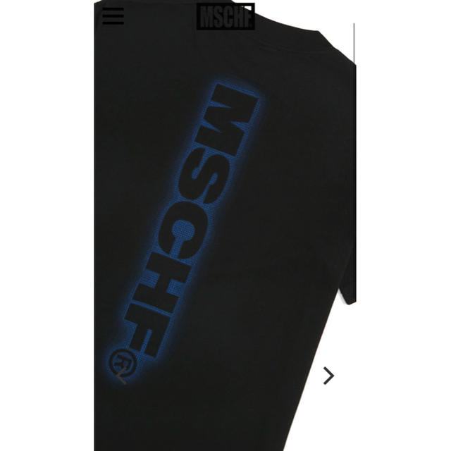 新品未使用・mischief mschf ミスチーフ Tシャツ ブラック 2