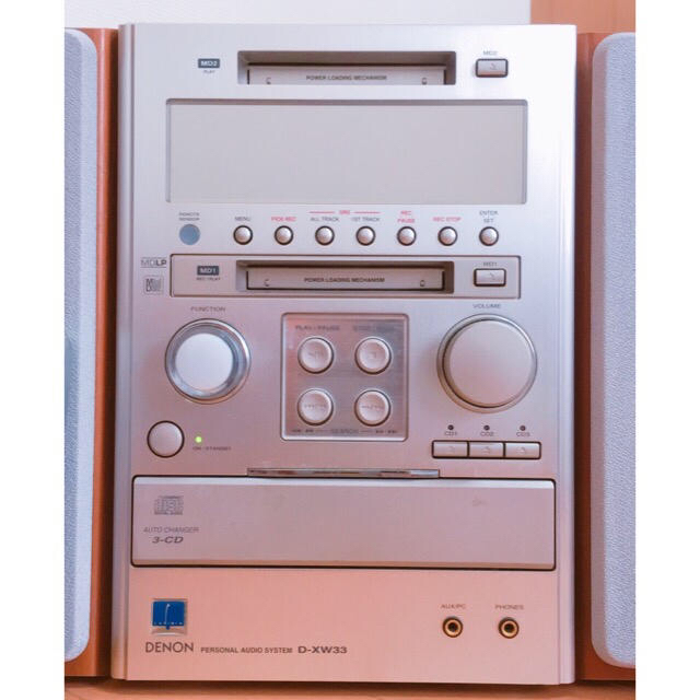 DENON D-XW33 デノン CD3枚 MD2枚コンポ