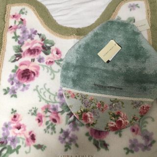 ローラアシュレイ グリーン トイレマットの通販 3点 | LAURA ASHLEYの