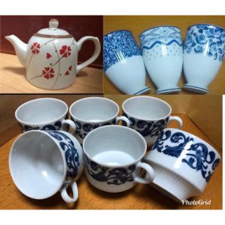 ミニカップ&ティーポット(食器)