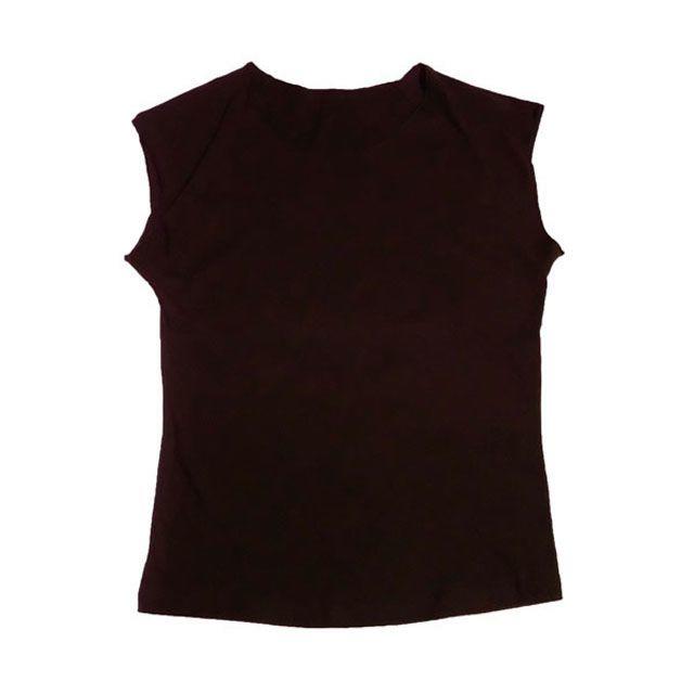 American Apparel(アメリカンアパレル)の★新品/SALE★アメリカンアパレル★キャップスリーブラグラン(Brown/M) レディースのトップス(Tシャツ(半袖/袖なし))の商品写真