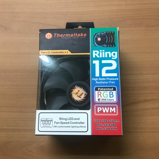 Thermaltake Riing 12 - 3Pack LEDケースファン