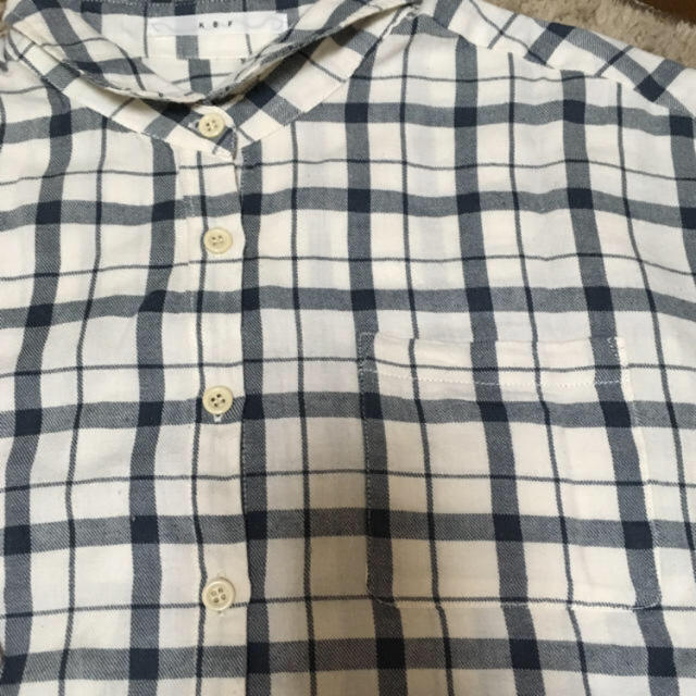 KBF(ケービーエフ)のKBF チェック半袖シャツ レディースのトップス(シャツ/ブラウス(半袖/袖なし))の商品写真