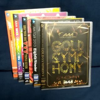 トリプルエー(AAA)の【AAA】 ライブ DVD４本　＋おまけ【プラスチックケースなし】(ミュージック)