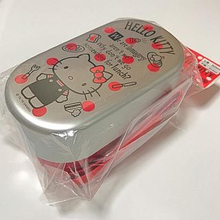 ハローキティ(ハローキティ)の2段お弁当箱 アルミふた ハローキティ(弁当用品)