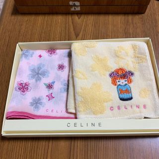 セリーヌ(celine)のセリーヌタオルハンカチと大判ハンカチセット(ハンカチ)