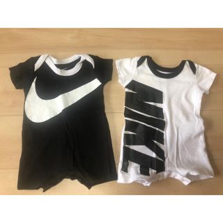 ナイキ(NIKE)のナイキ ロンパース(60-70cm/0-6M)2つセット(ロンパース)