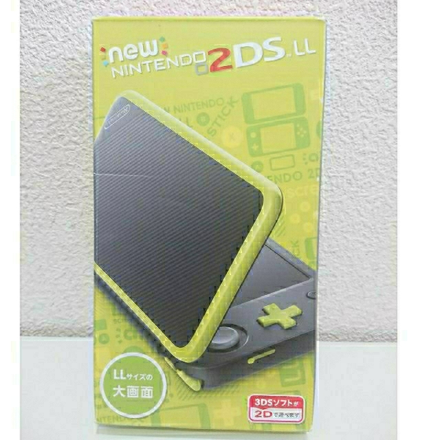 新品・未使用 ニンテンドー2DS LL ブラック × ライム