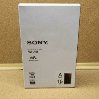 ウォークマン(WALKMAN)の未使用　SONY ウォークマン NW-A45(ポータブルプレーヤー)